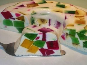 la receta de gelatina mosaico